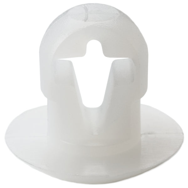 HellermannTyton PBM9C2 | Push-Button Cable Tie Mount, .25" Hole Dia, .12" Max Panel, .2" Max Tie Width, PA66, Natural, 100/pkg