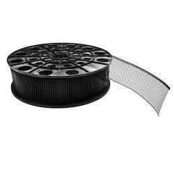 HellermannTyton QTTIE0HS | Cable Tie for QS101, 18lb Tensile Strength, PA66HSW, Black, 5000 Ties/Reel, 2 Reels/Carton