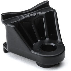HellermannTyton SAOM820HIRHSH1 | Axial Oval Mount, 0.31" (8Mm) Mounting Hole, Pa66Hirhsuv, Black, 500/Pkg