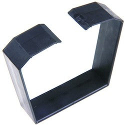 HellermannTyton SDWR2X20K2 | Wire Retainer, Solid Style For 2" X 2" Duct, Black, Pvc, 50/Bg