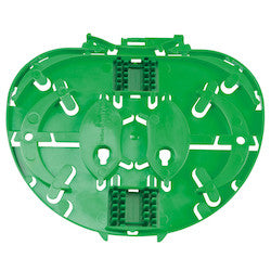 HellermannTyton SEIR-3A-GN | IR Single Element SE Tray with 2 x 3A Insert, Green, 6/pkg