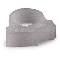 HellermannTyton SNP1.2510C2 | Snapper Hose Clamp, 0.28 - 0.30" Bundle Diameter, Pom, White, 100/Pkg