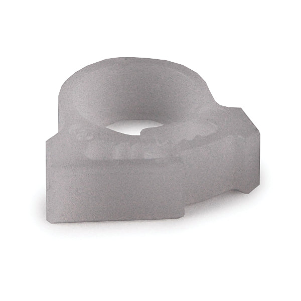 HellermannTyton SNP1.2510C2 | Snapper Hose Clamp, 0.28 - 0.30" Bundle Diameter, Pom, White, 100/Pkg