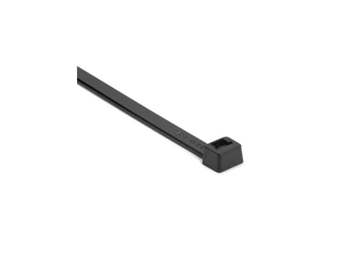 HellermannTyton T120I0UVK2 | Heavy Duty Cable Tie, 11.8" Long, UL Rated, 120lb Tensile Strength, PA66UV, Black, 50/pkg