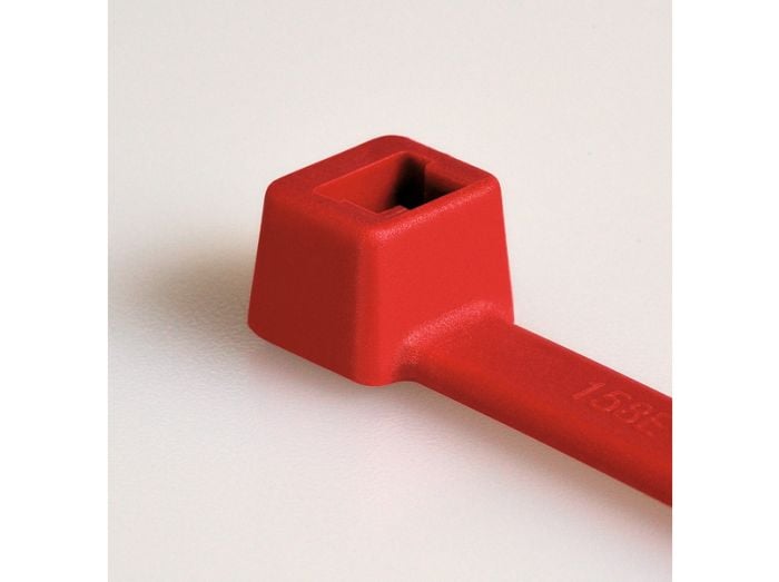 HellermannTyton T150L2X2 | Heavy Duty Cable Tie, 32.3" Long, UL Rated, 175lb Tensile Strength, PA66, Red, 25/pkg