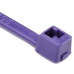 HellermannTyton T18I7M4 | Cable Tie, 5.5" Long, UL Rated, 18lb Tensile Strength, PA66, Purple, 1000/pkg