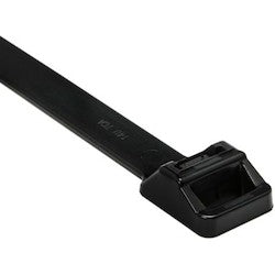 HellermannTyton T250M0X2 | Heavy Duty Cable Tie, 22.3" Long, UL Rated, 250lb Tensile Strength, PA66, Black, 25/pkg