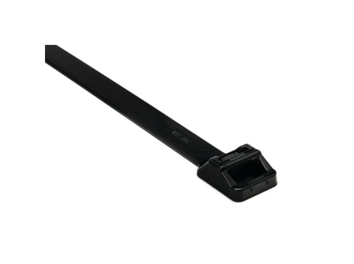 HellermannTyton T250XL0X2 | Heavy Duty Cable Tie, 40.6" Long, UL Rated, 250lb Tensile Strength, PA66, Black, 25/pkg