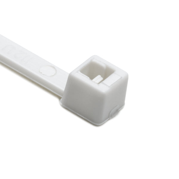 HellermannTyton T30R10C2 | Cable Tie, 5.8" Long, UL Rated, 30lb Tensile Strength, PA66, White, 100/pkg