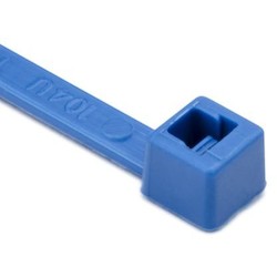 HellermannTyton T30R6M4 | Cable Tie, 5.8" Long, UL Rated, 30lb Tensile Strength, PA66, Blue, 1000/pkg