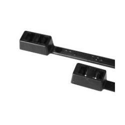 HellermannTyton T50I0UVC2 | UV Resistant Cable Tie, 12" Long, Ul Rated, 50Lb Tensile Strength, Pa66Uv, Black, 100/Pkg