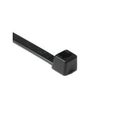 HellermannTyton T50R0HSUVM4 | High-Temp Cable Tie, 8" Long, Ul Rated, 50Lb Tensile Strength, Pa66Hsuv, Black, 1000/Pkg