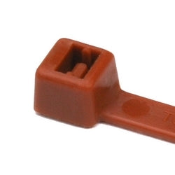 HellermannTyton T50R1STNLM5 | High Temp Tie, 8" Long, 50lb Tensile Strength, PA46, Brown