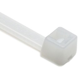 HellermannTyton T50R9VOC2 | Flame-Retardant Cable Tie, 8" Long, UL Rated, 50lb Tensile Strength, PA66V0, Natural, 100/pkg