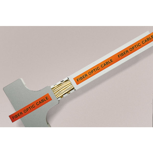 HellermannTyton TFOT-1 | Fiber Optic Cable Marker Tape, 1.0" X 54', Vl, Orange, 1/Roll