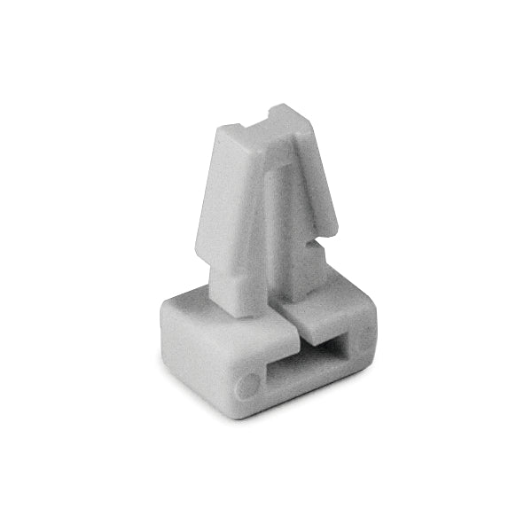 HellermannTyton TM1SF9M4 | Push-Button Cable Tie Mount, 0.25" Hole Dia, 0.13" Max Panel, 0.2" Max Tie Width, Pa66, Natural, 1000/Pkg