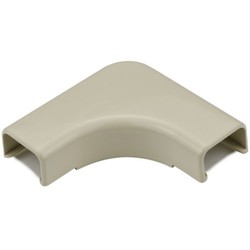 HellermannTyton TSR1I-25-1 | Elbow Cover, 3/4", 1" Bend Radius, PVC, Ivory, 1/bag