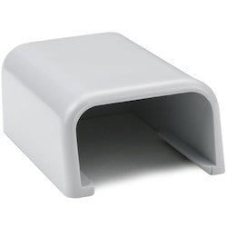 HellermannTyton TSR1W-36 | End Cap, 3/4", PVC, White, 1/bag