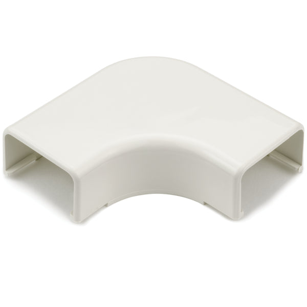 HellermannTyton TSR3FW-25-1 | Elbow Cover, 1-3/4", 1" Bend Radius, PVC, Office White, 1/bag