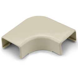 HellermannTyton TSR2I-25-1 | Elbow Cover, 1-1/4", 1" Bend Radius, PVC, Ivory, 1/bag