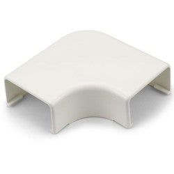 HellermannTyton TSR3FW-25-1 | Elbow Cover, 1-3/4", 1" Bend Radius, PVC, Office White, 1/bag