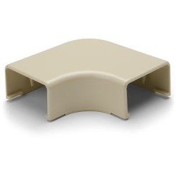 HellermannTyton TSR3I-25-1 | Elbow Cover, 1-3/4", 1" Bend Radius, PVC, Ivory, 1/bag