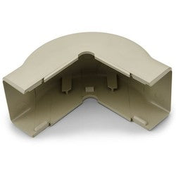 HellermannTyton TSR3I-29-1 | External Corner Cover, 1-3/4", 1" Bend Radius, PVC, Ivory, 1/bag