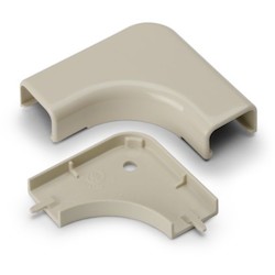 HellermannTyton TSRP1I-25-1 | Elbow Cover, 3/4", 1" Bend Radius, Pvc, Ivory, 1/Bg
