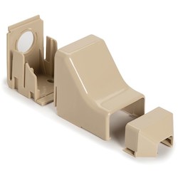 HellermannTyton TSRP1I-50 | Ceiling Drop, 3/4", 3-Piece, Pvc, Ivory, 10 Individual/Bg