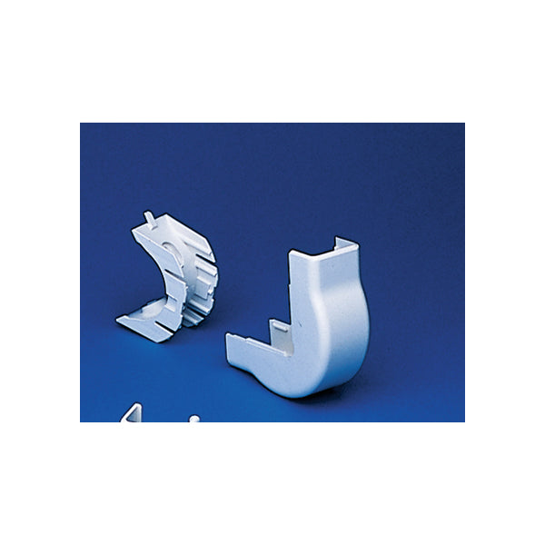 HellermannTyton TSRP2I-29-1 | External Corner Cover, 1-1/4", 1" Bend Radius, Pvc, Ivory, 1/Bg
