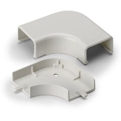 HellermannTyton TSRP2FW-25-1 | Elbow Cover, 1-1/4", 1" Bend Radius, PVC, Office White, 1/bag