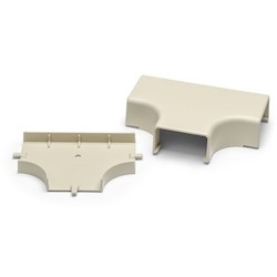 HellermannTyton TSRP3I-21-1 | Tee Cover, 1-3/4", 1" Bend Radius, PVC, Ivory, 1/bag
