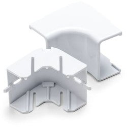 HellermannTyton TSRP3W-33-1 | Internal Corner Cover, 1-3/4", 1" Bend Radius, Pvc, White, 1/Bg