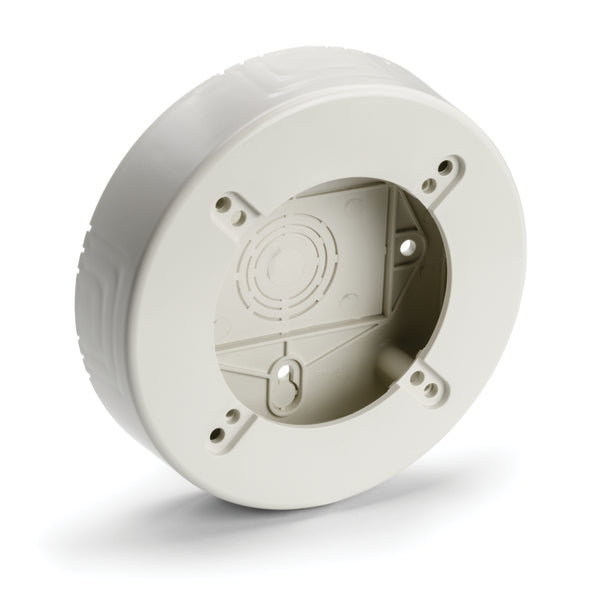 HellermannTyton TSRPFW-RB | Round Junction Box, 1-1/4" Deep, Pvc, Office White, 1/Bg