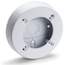 HellermannTyton TSRPW-RB | Round Junction Box, 1-1/4" Deep, Pvc, White, 1/Bg