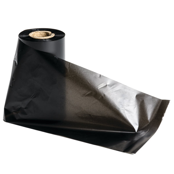 HellermannTyton TT100OUTSM | Clean Start Thermal Transfer Ribbon, Soft Resin, 4.33" X 242', 0.5" Core, Pet, Black, 1/Pkg