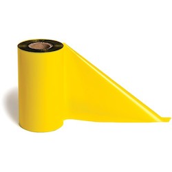 HellermannTyton TT822OUT4 | Thermal Transfer Ribbon, 4.33" X 984', 1" Core, Pet, Yellow, 1/Pkg