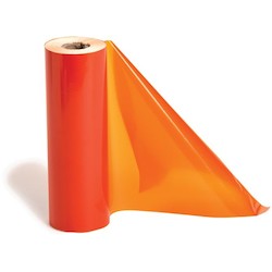HellermannTyton TT822OUTSM3 | Thermal Transfer Ribbon, 4.33" x 242’, .50" Core, PET, Orange, 1/pkg