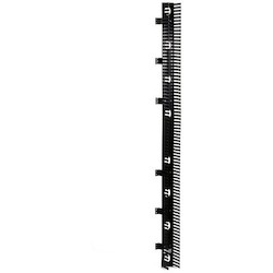 HellermannTyton VWMSS4X5BK7 | Vertical Wire Manager Single-Sided, Side Mount, 4.0" X 5.0" X 83.0", Black, 1/Box