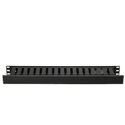 HellermannTyton WMBP1 | Horizontal Wire Manager, Single-Sided 1U, 1.5" X 3.0", Black, 1/Box