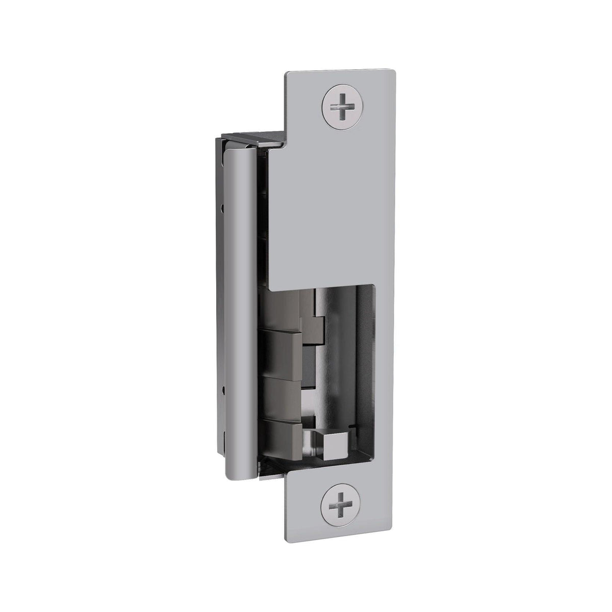 Hes FP:852K-630 | Radius Corner Faceplate Kit, 1-1/4 in. W, 4-7/8 in. L, Aluminum/Hollow Metal