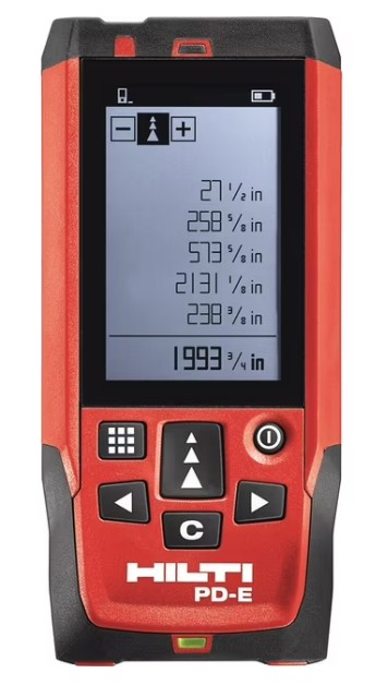 Hilti 3508185 | Laser Distance Measurement Kit, PD-E Professional