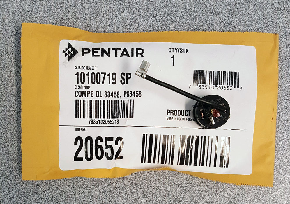 Hoffman 10100719SP | Compressor Thermal Overload Switch, Size/dimensions: 5.00X0.50X7.00