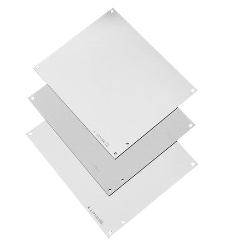 Hoffman A12P10G | Panel Fits 12 x 10 Box, Galvanized, Mild Steel