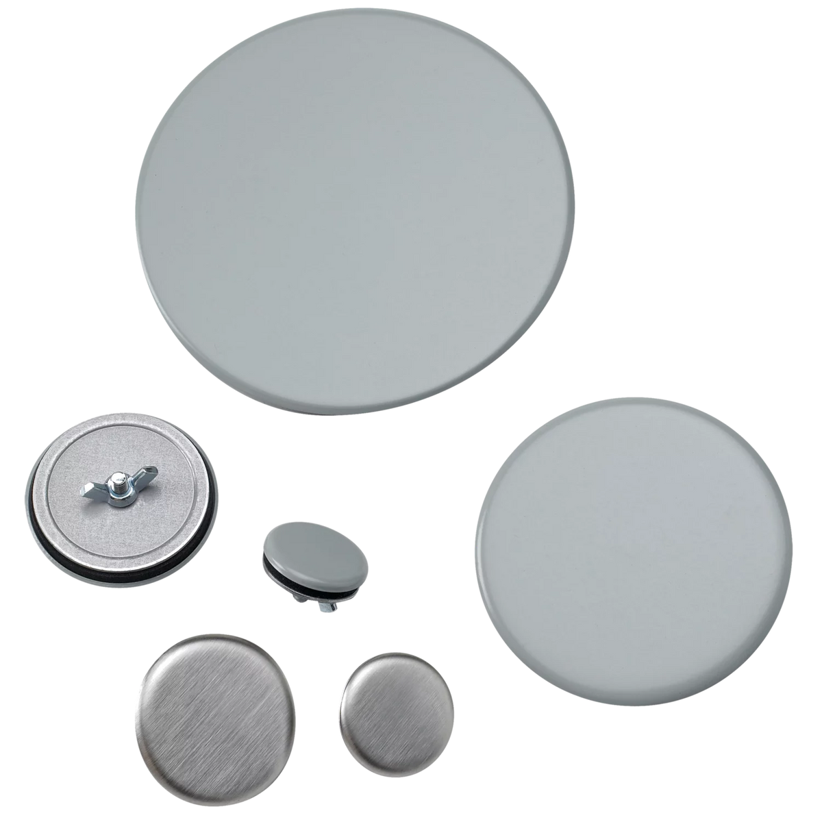 Hoffman AS050 | Hol-Sealers Hole Seal, 1.38-inch Diameter, Gray, Mild Steel