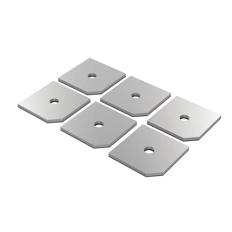 Hoffman ASMP34SS | Seismic Mounting Plate Kits, 3/4 inch, Brushed, SS316