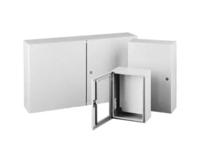 Hoffman CTD24488LG | Concept Two-Door Enclosure, 24.00 x 48.00 x 8.00, Light Gray, Steel