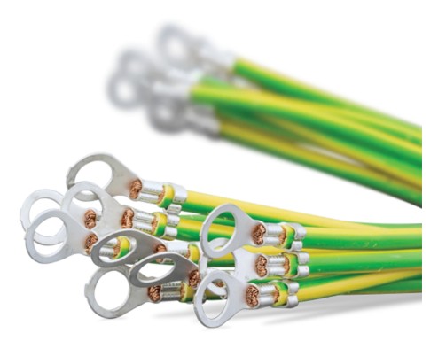 Hoffman ECFA300 | Earthing Cables,13 x 381 x 8 mm, 300 mm Length