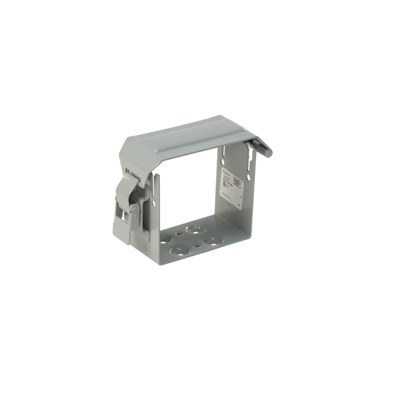 Hoffman F88T3RUC | U-Connector, fits 8.00x8.00, Gray, Steel
