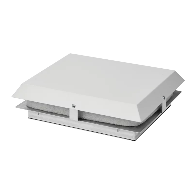 Hoffman HR1616424 | HR16 Top-Mount Filter Fan, 115V 348 CFM, Lt Gray, Steel